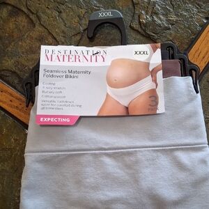 Destination Maternity Foldover Bikini 3-Pack